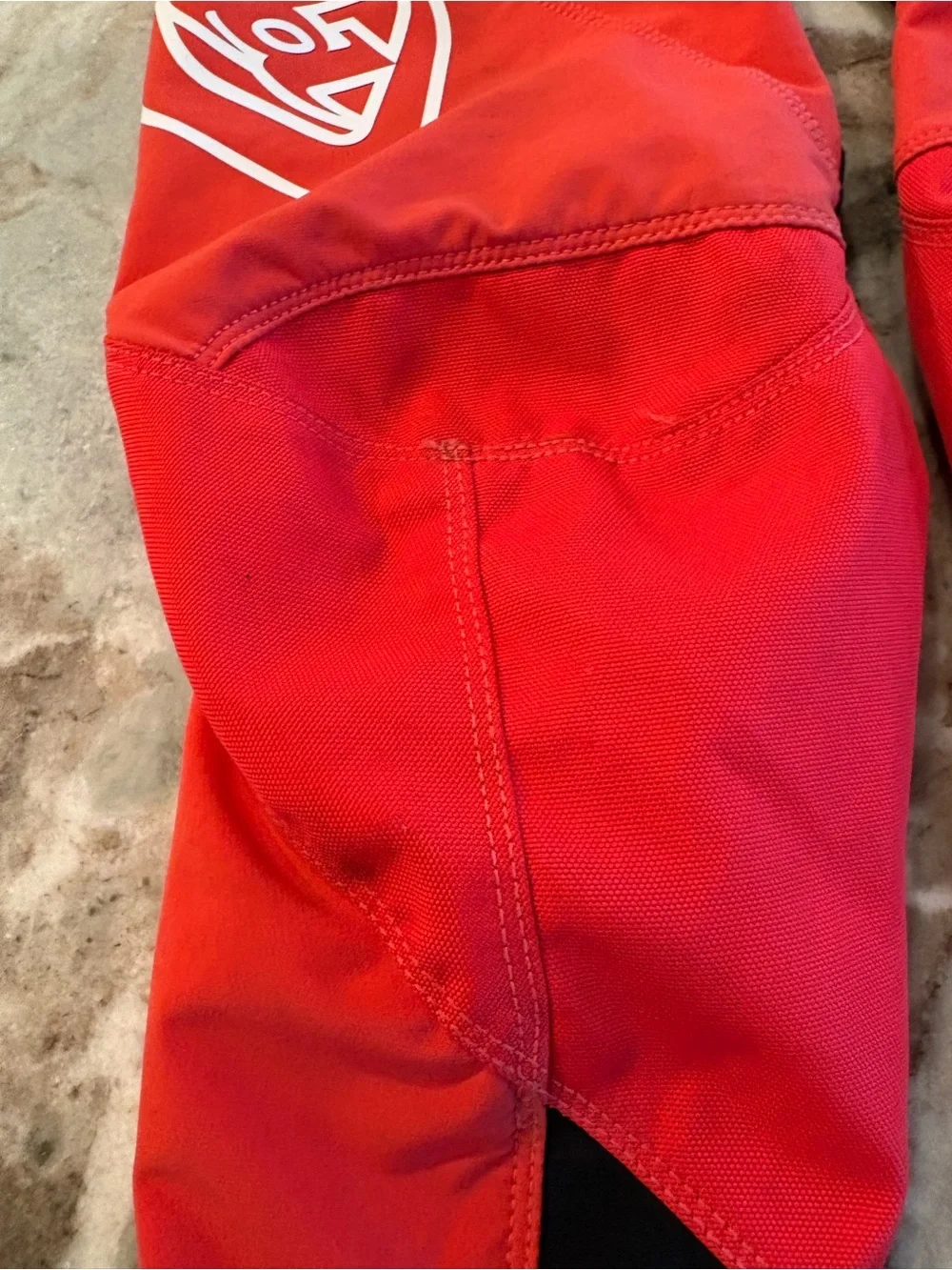 Troy Lee Designs Sprint Red Motocross Pants Youth 24 Red and Black Racing Gear